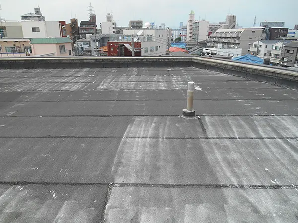 大阪市東淀川区 T様邸の屋上防水工事（施工前）
