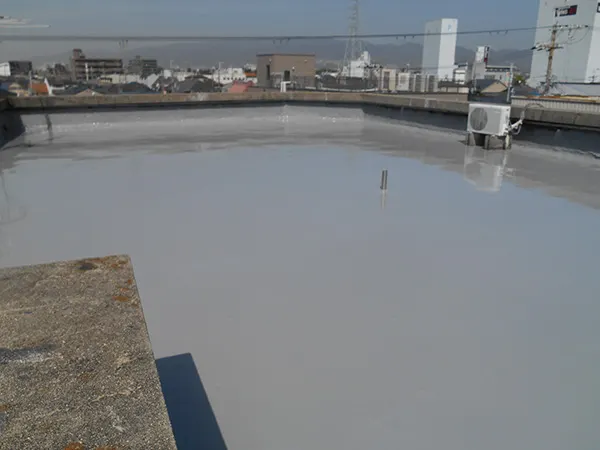 吹田市 I様邸の屋上防水工事・施工後の写真