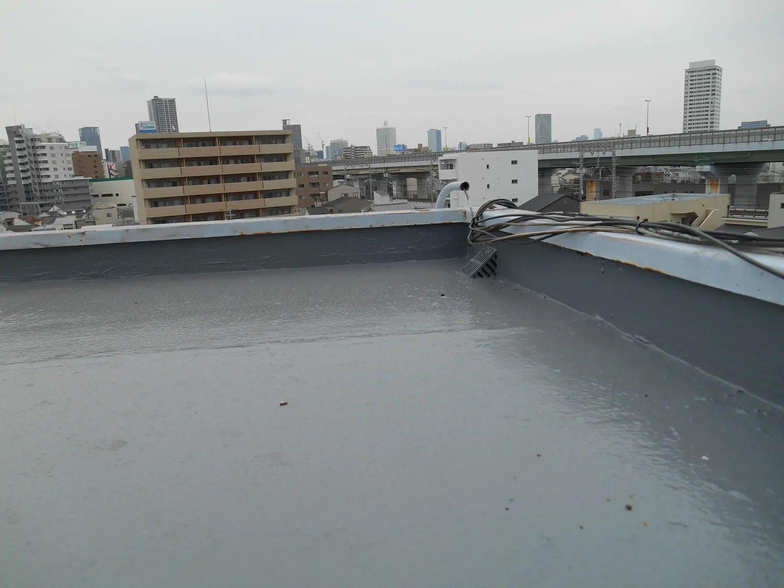大阪市港区 K様邸の屋上防水工事・施工写真4
