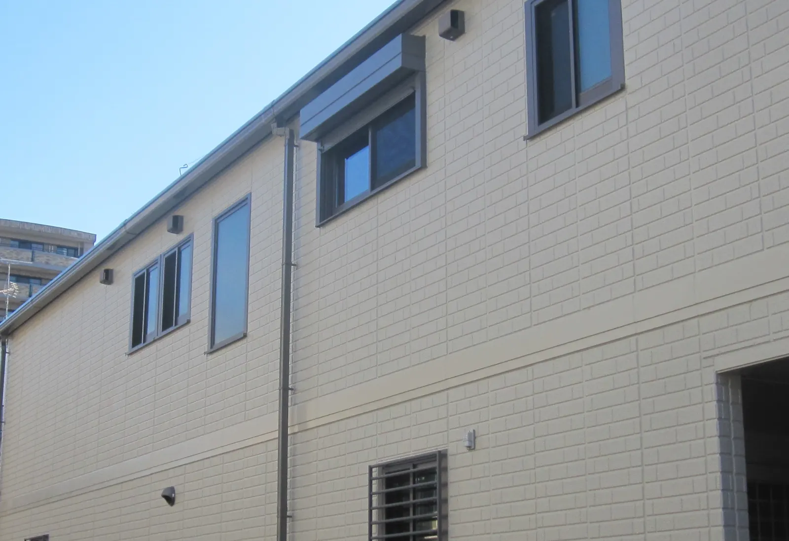 京都府京都市 Sアパートの外壁塗装工事（施工後）