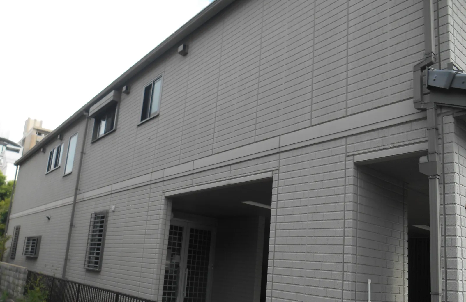 京都府京都市 Sアパートの外壁塗装工事（施工前）