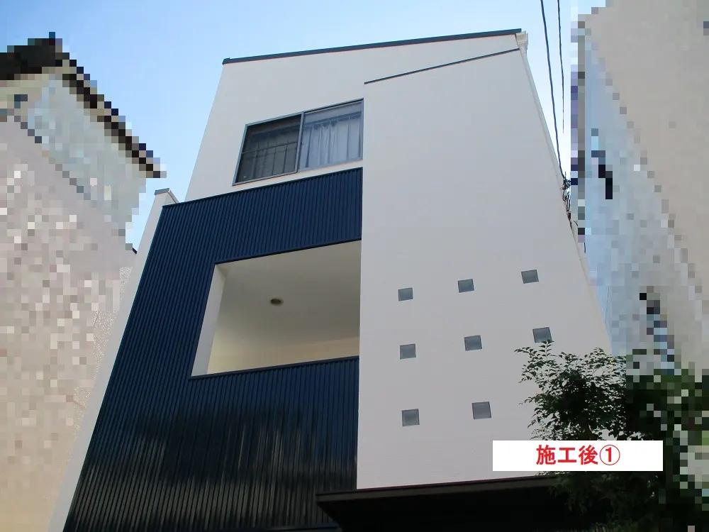 吹田市 N様邸の外壁塗装工事・施工写真2