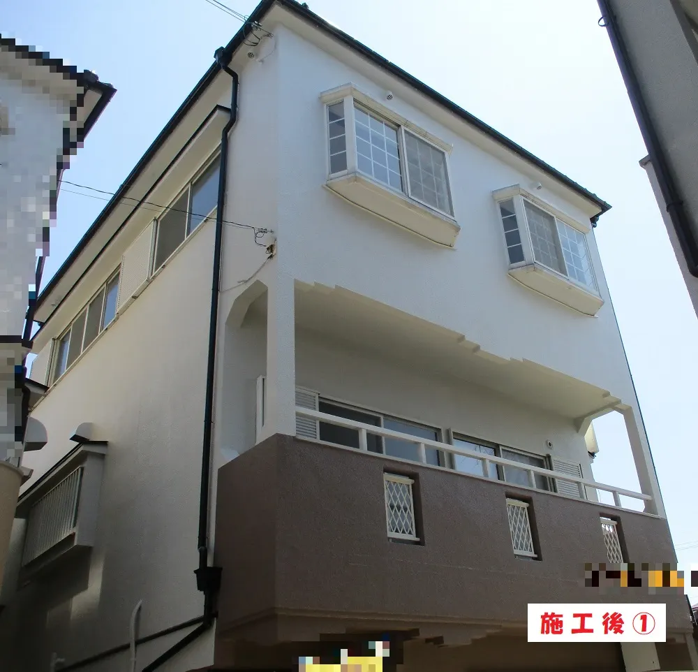 外壁塗装工事-大阪府高槻市 S様邸①:施工事例127(施工後)
