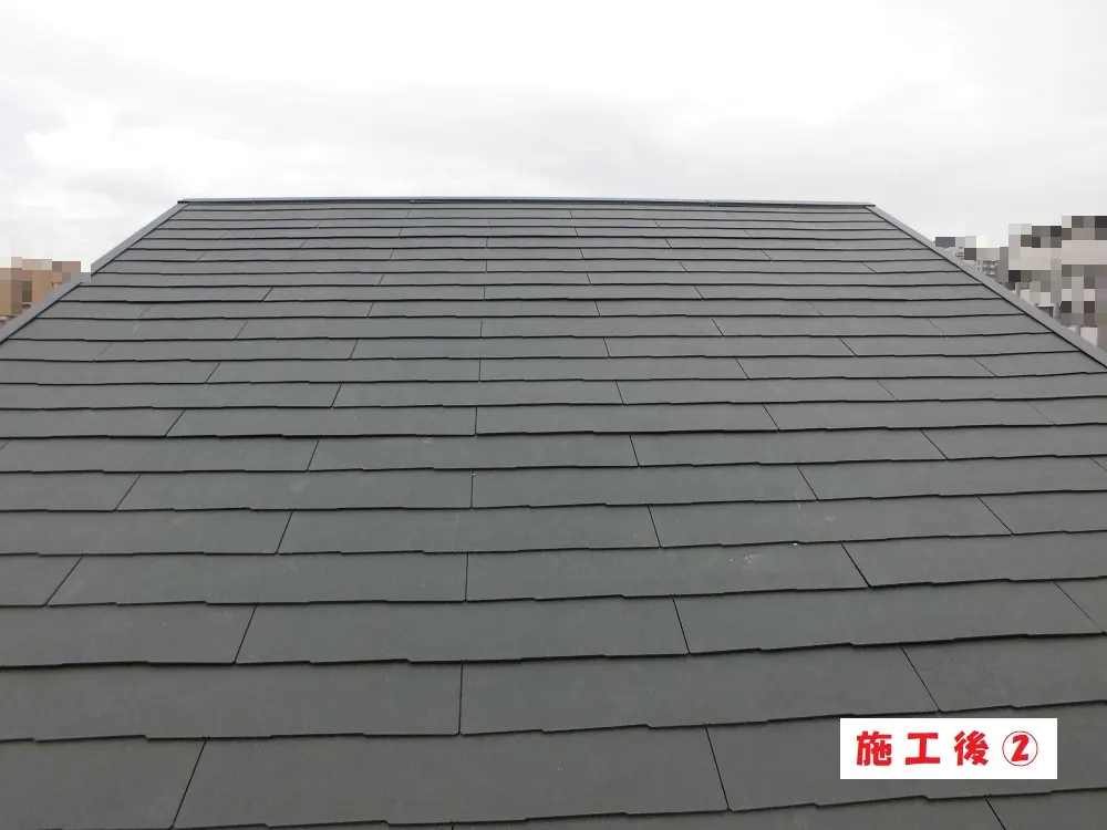兵庫県尼崎市 T様邸の屋根重ね葺き工事・施工後の写真2