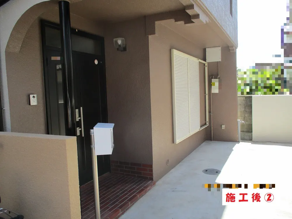 高槻市 S様邸の外壁塗装工事・施工後の写真2