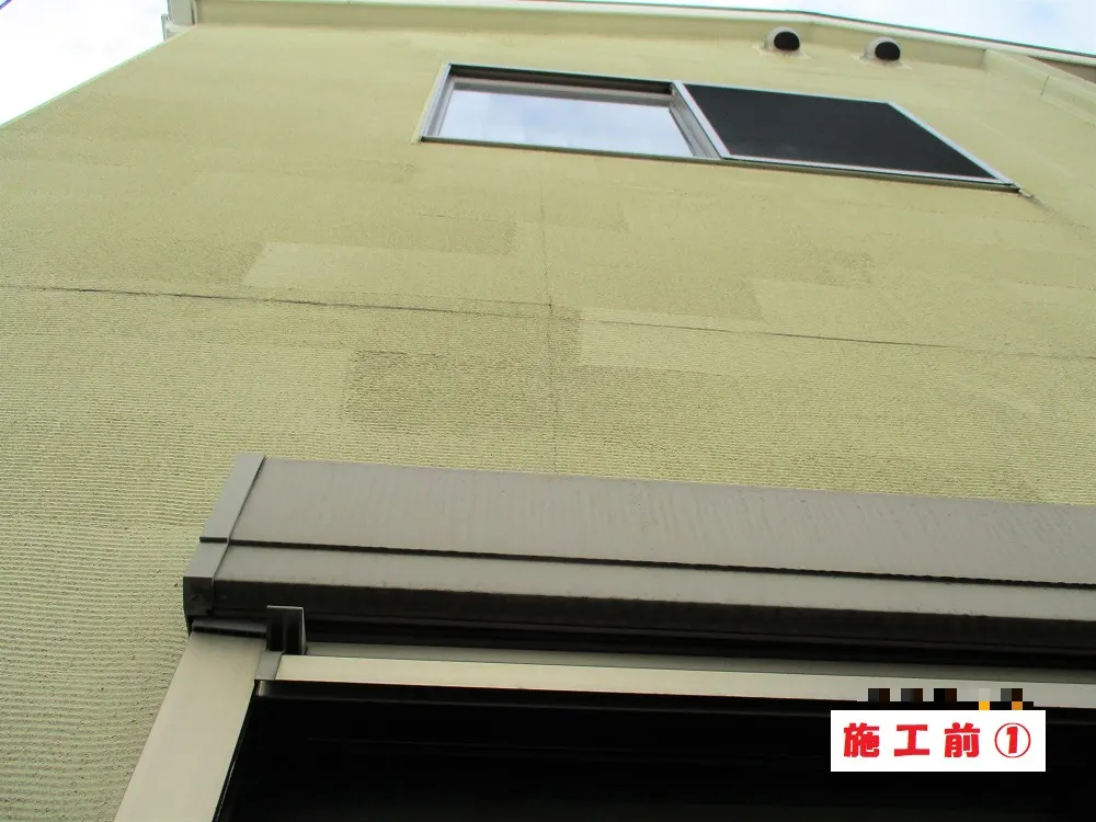 大阪市淀川区 M様邸の外壁塗装工事(施工前)