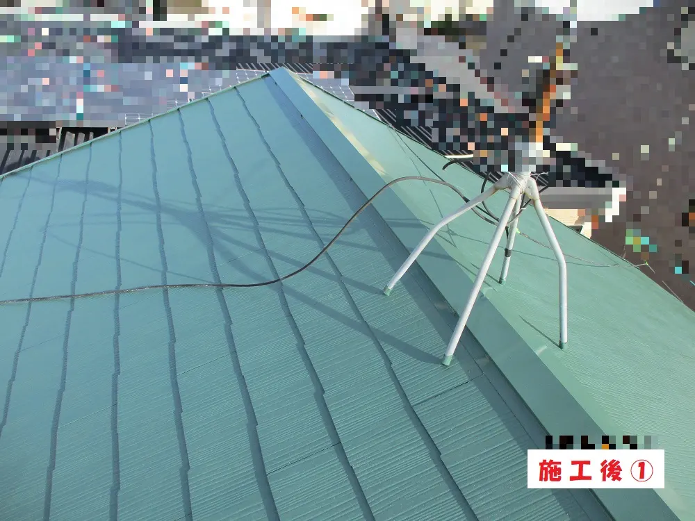 屋根塗装工事-大阪市淀川区 M様邸:施工事例134(施工後)