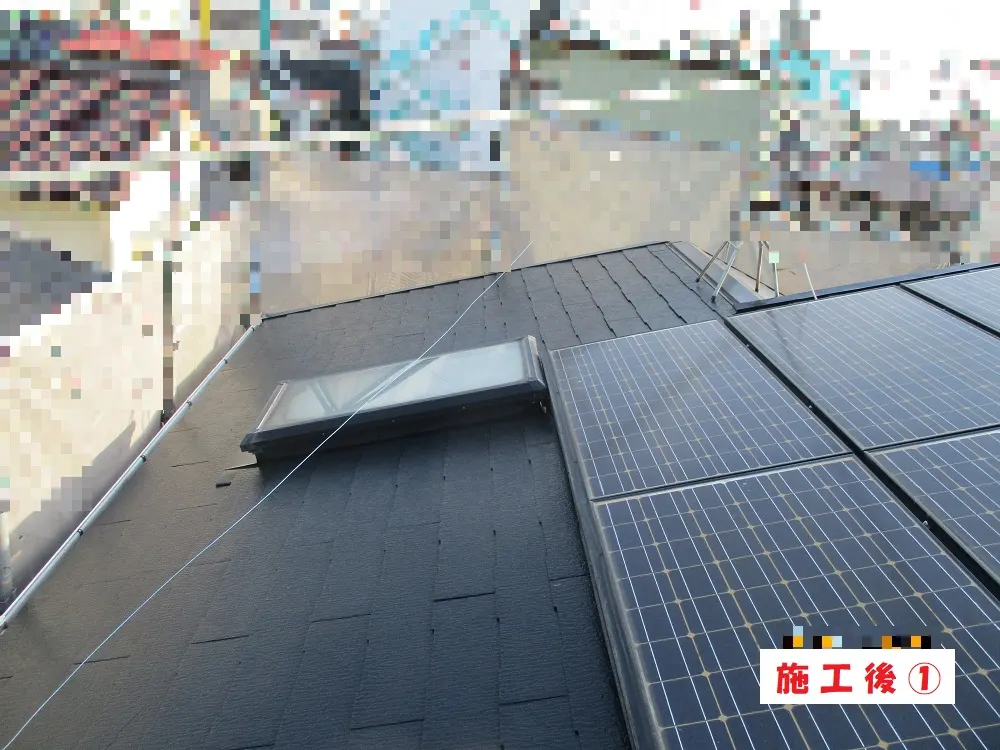 大阪市淀川区 Ｍ様邸の屋根塗装工事・施工後の写真