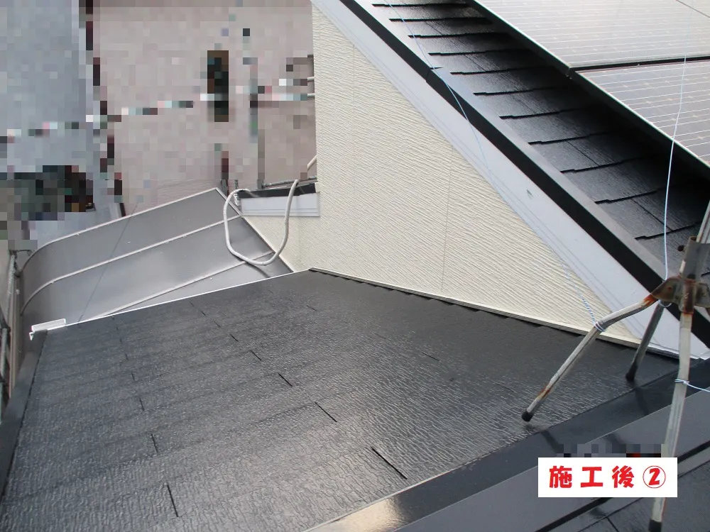 大阪市淀川区 Ｍ様邸の屋根塗装工事・施工後の写真2