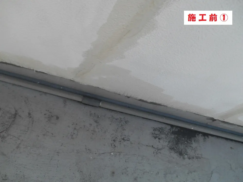 屋上防水工事－大阪市港区 Ｋ様邸：施工事例138（施工前）