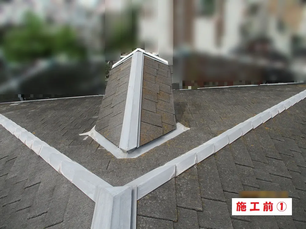 枚方市 Ｓ様邸の屋根塗装工事（施工前）