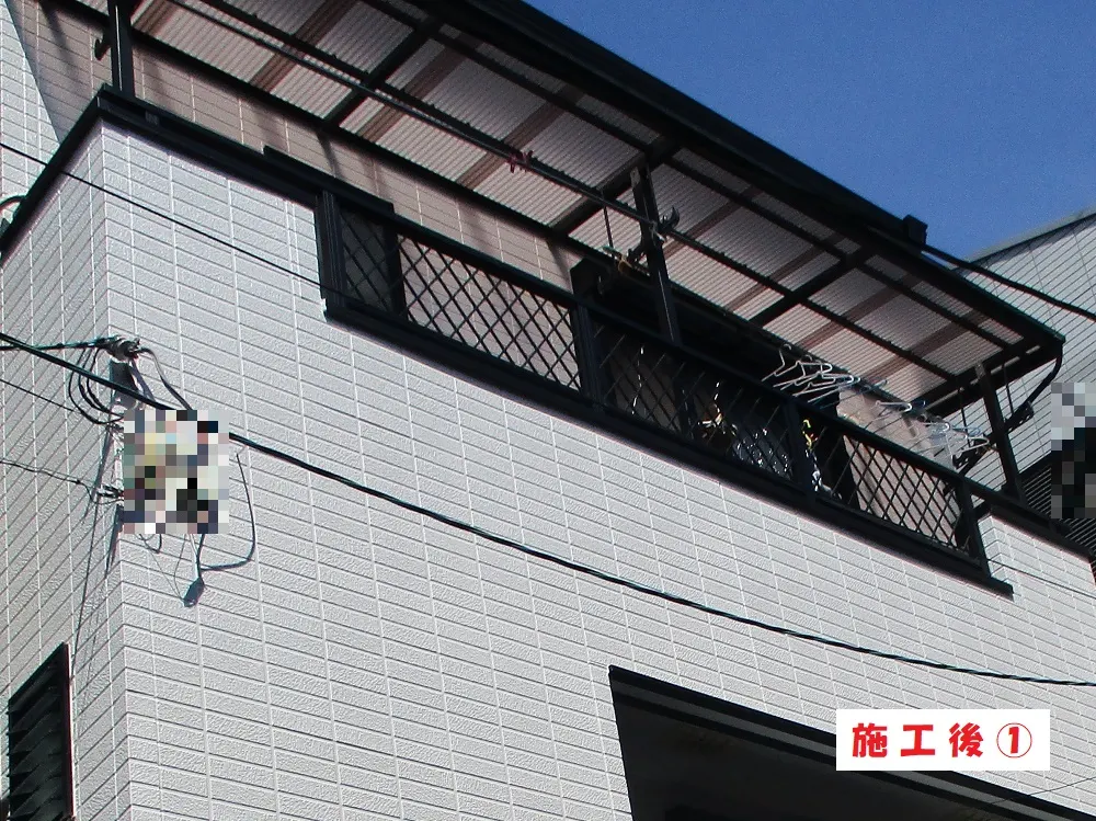 大阪市城東区 N様邸の波板交換工事・施工後の写真