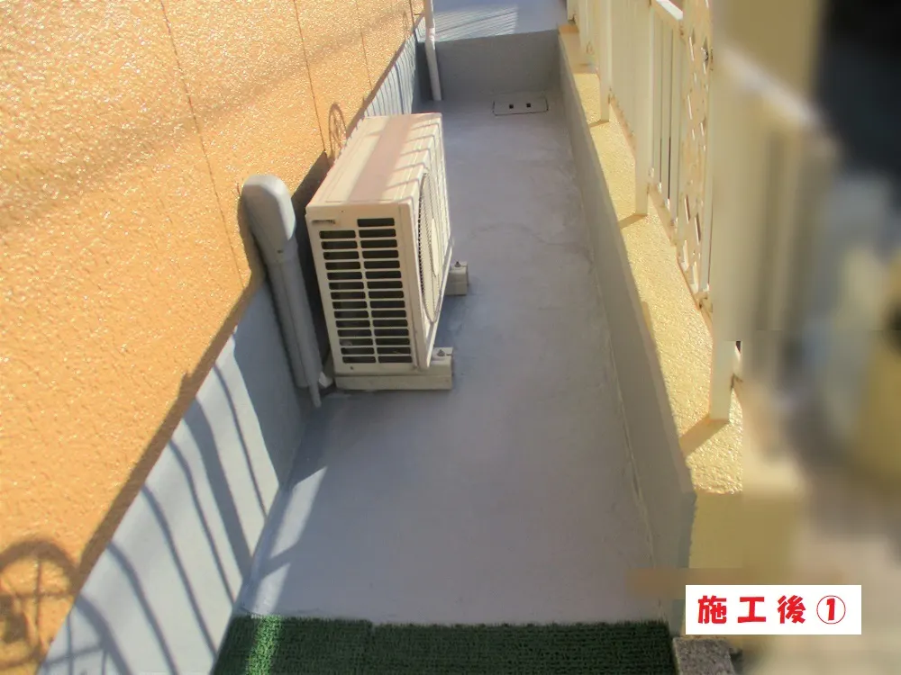 枚方市 S様邸のモルタル打ち工事・施工後の写真