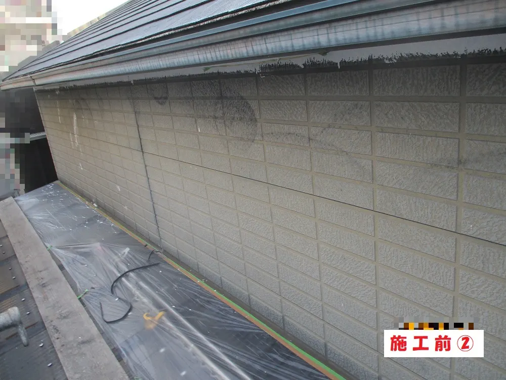 大阪市城東区 Ｎ様邸の波板交換工事・施工前の写真2
