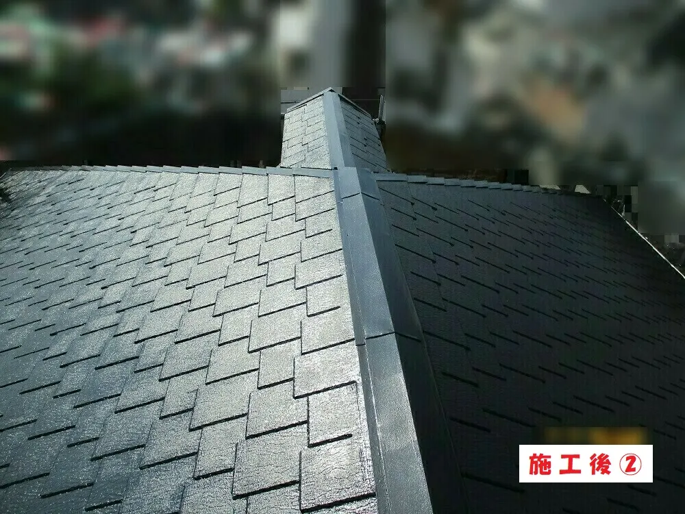 枚方市 Ｓ様邸の屋根塗装工事・施工後の写真2