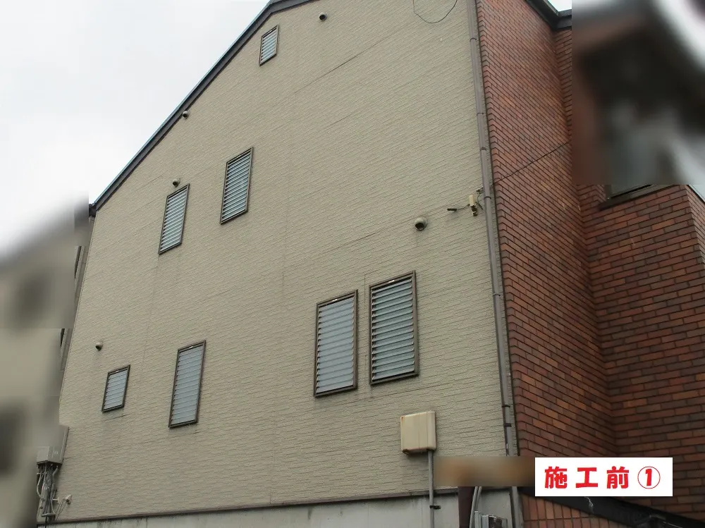 外壁塗装工事-兵庫県尼崎市 M様邸:施工事例151(施工前)