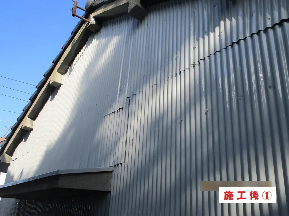 トタン外壁塗装工事－大阪市旭区 Ｋ様邸②：施工事例149（施工後）