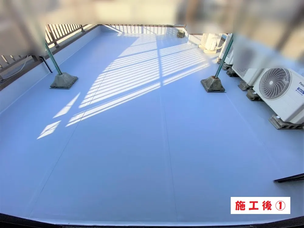 ルーフバルコニー シート防水工事－大阪市淀川区 Ｒ様邸：施工事例160（施工後）