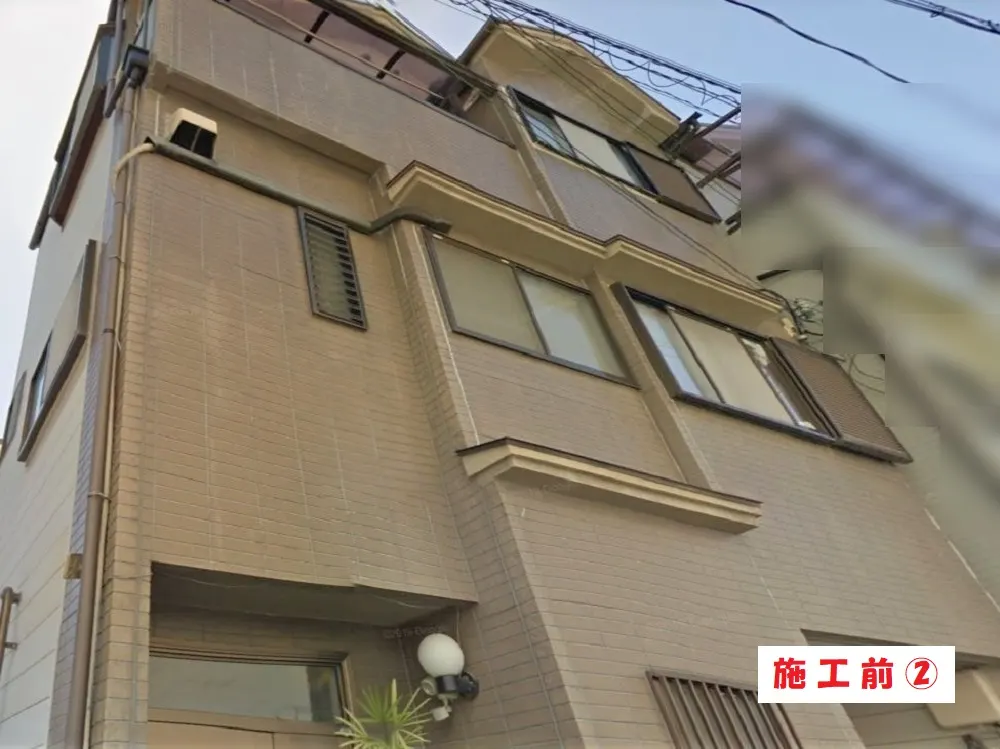 大阪市淀川区 Ｉ様邸の外壁塗装工事・施工前の写真2