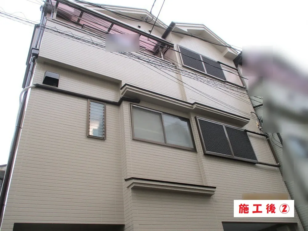 大阪市淀川区 I様邸の外壁塗装工事・施工後の写真2