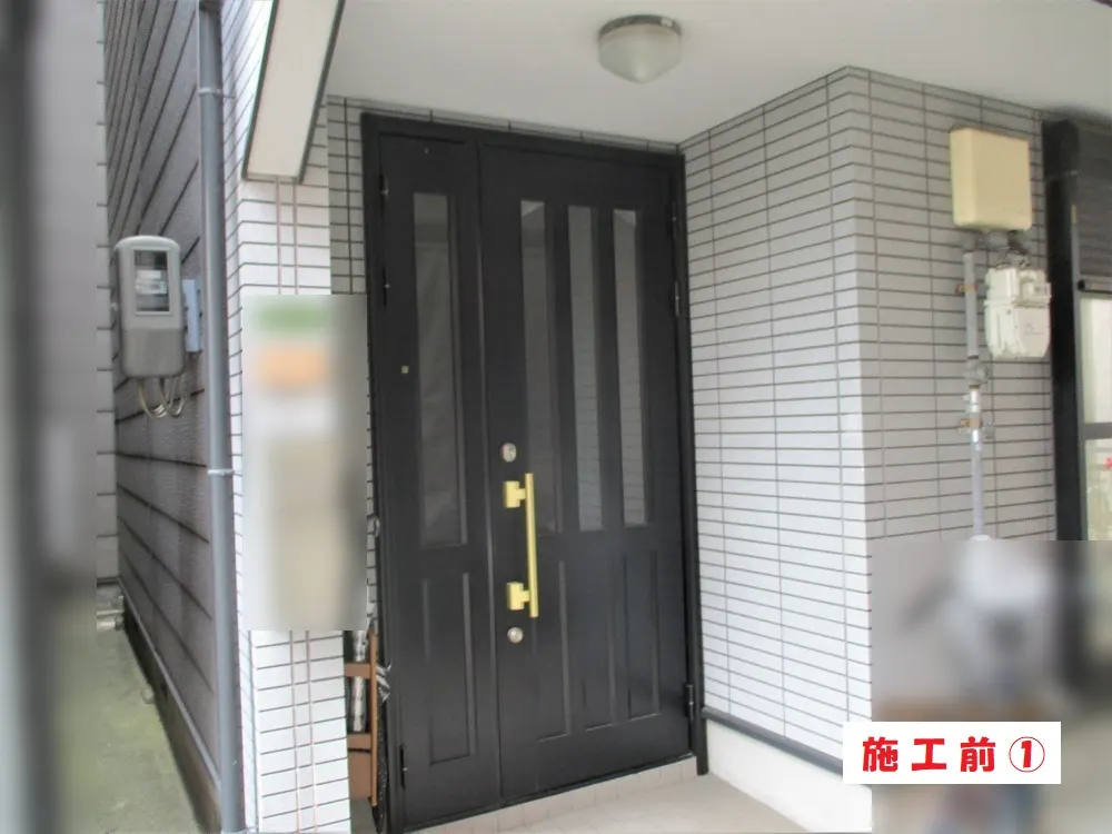外壁塗装工事-大阪市城東区 T様邸①:施工事例166(施工前)