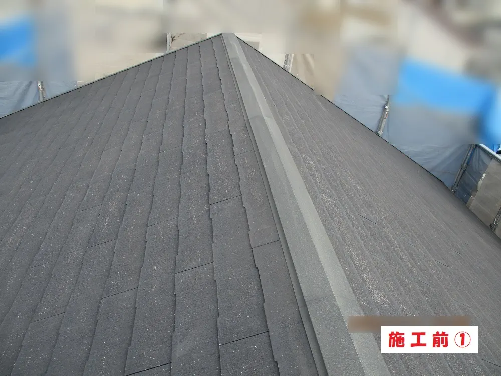 豊中市 I様邸の屋根塗装工事(施工前)