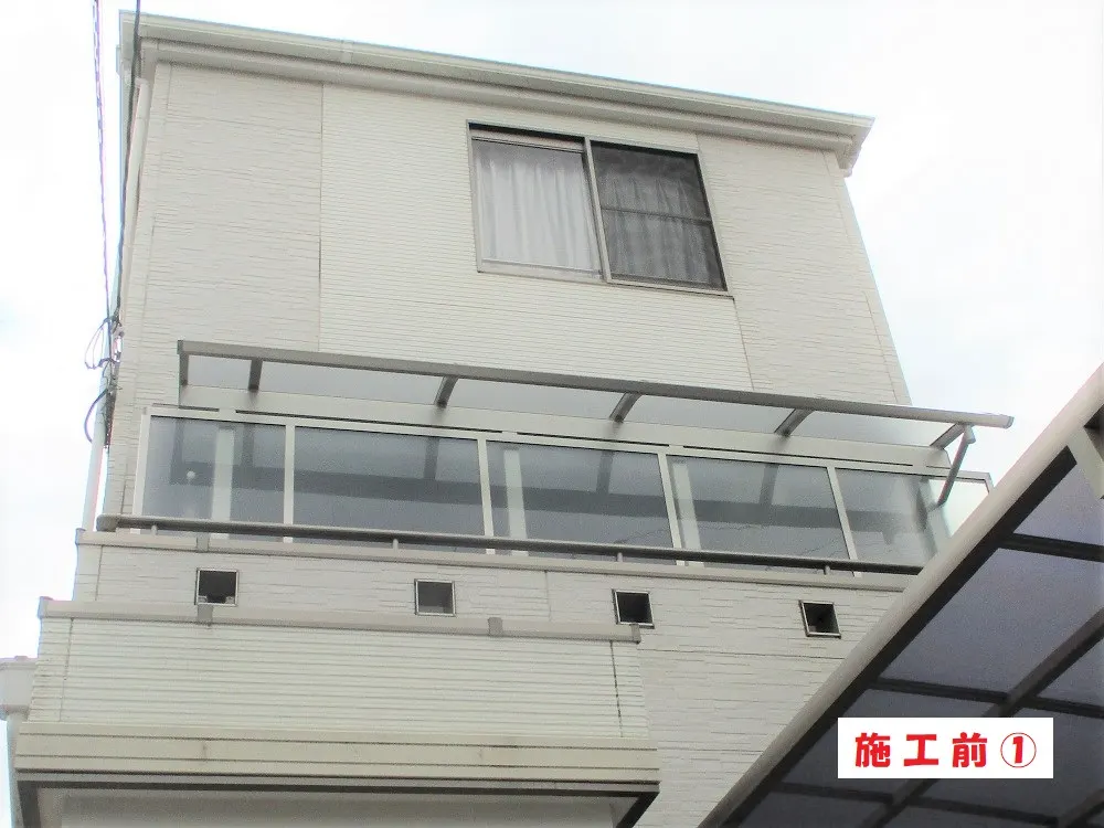 豊中市 Ｎ様邸の外壁塗装工事（施工前）