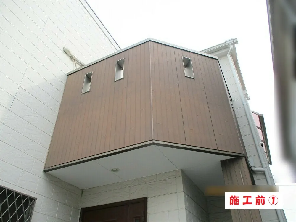 豊中市 Ｓ様邸の外壁塗装工事（施工前）