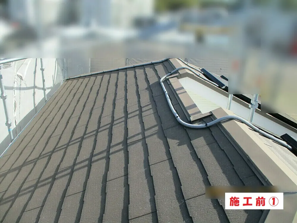 屋根塗装工事－大阪府豊中市 Ｎ様邸②：施工事例172（施工前）