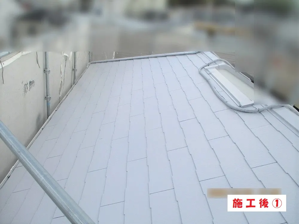 豊中市 N様邸の屋根塗装工事・施工後の写真