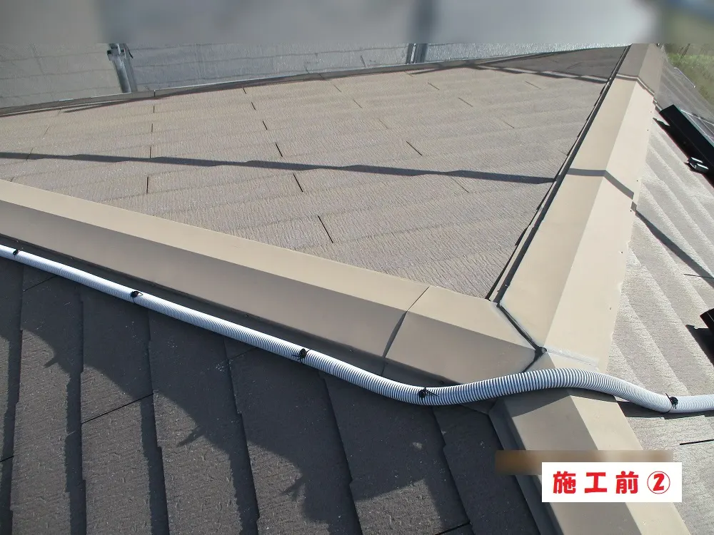 豊中市 Ｎ様邸の屋根塗装工事・施工前の写真2