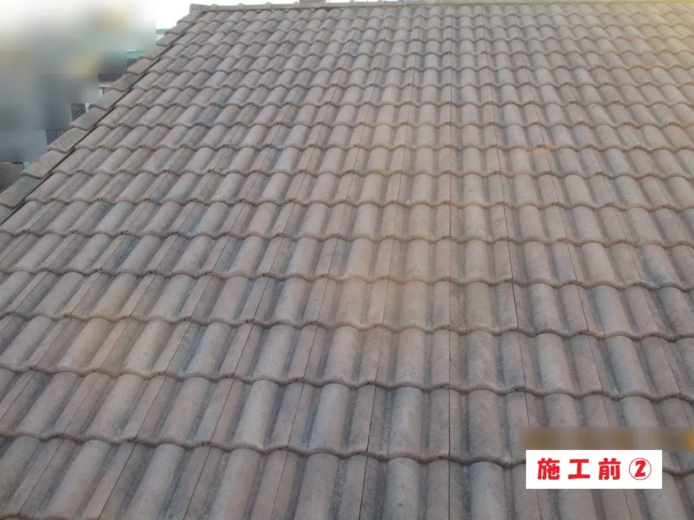 豊中市 Ｔ様邸の屋根塗装工事・施工前の写真2