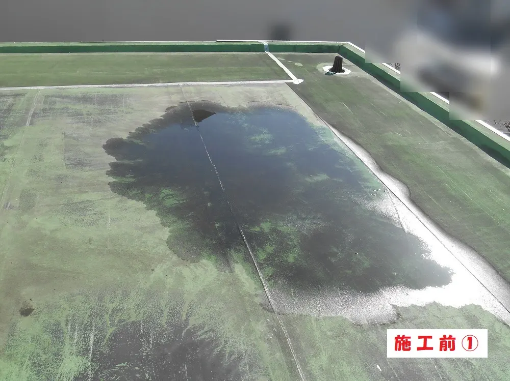豊中市 Ｎ様邸の屋上シート防水工事（施工前）