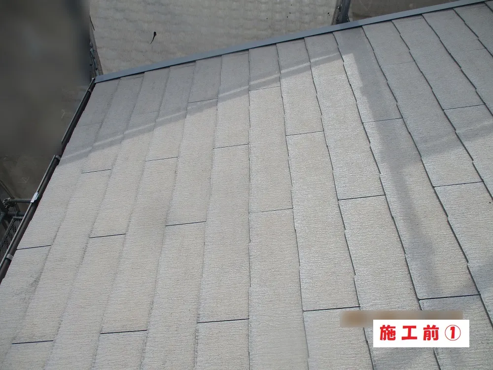 屋根塗装工事-大阪市淀川区 T様邸②:施工事例186(施工前)