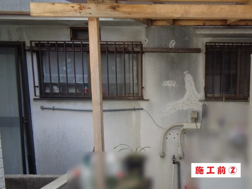 兵庫県伊丹市 Ｏ様邸の外壁塗装工事・施工前の写真2