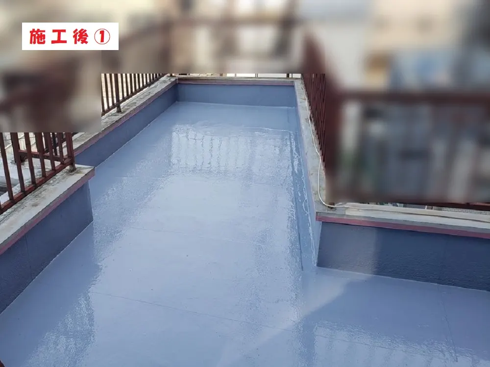 屋上防水工事-大阪市東成区 O様 店舗:施工事例198(施工後)