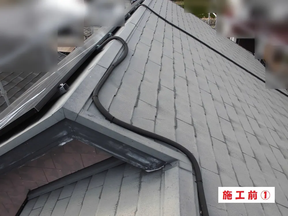 屋根塗装工事－大阪府堺市 Ｓ様邸②：施工事例204（施工前）