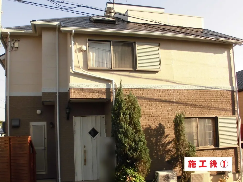 堺市 Ｅ様邸の外壁塗装工事・施工後の写真
