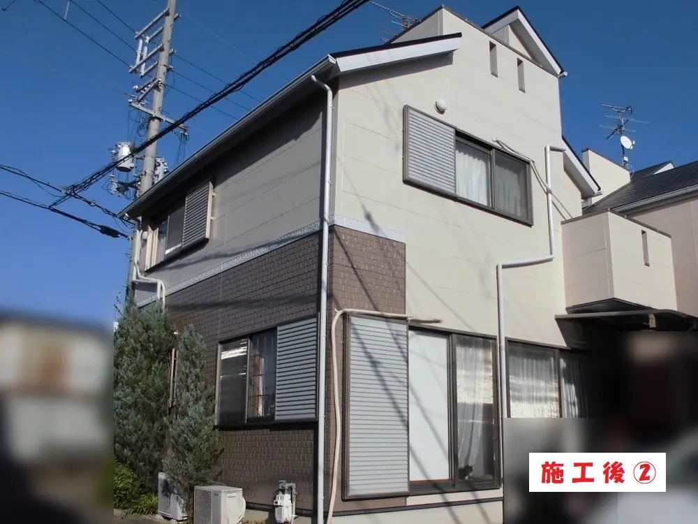 堺市 E様邸の外壁塗装工事・施工後の写真2
