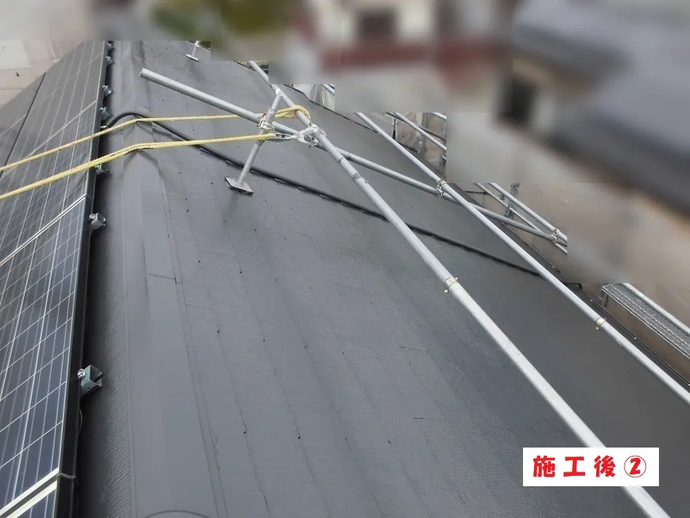 堺市 S様邸の屋根塗装工事・施工後の写真2