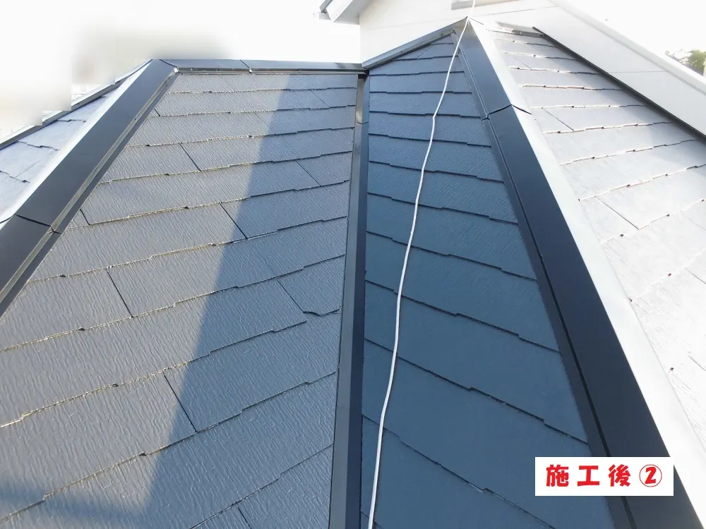 堺市 E様邸の屋根塗装工事・施工後の写真2