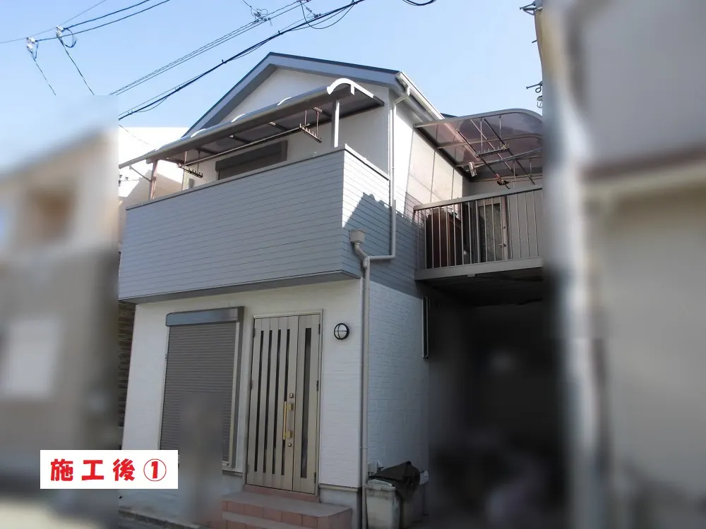 東大阪市 Ｎ様邸の外壁塗装工事・施工後の写真