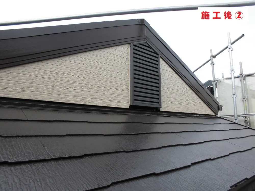 東大阪市 Ｔ様邸の屋根塗装工事・施工後の写真2