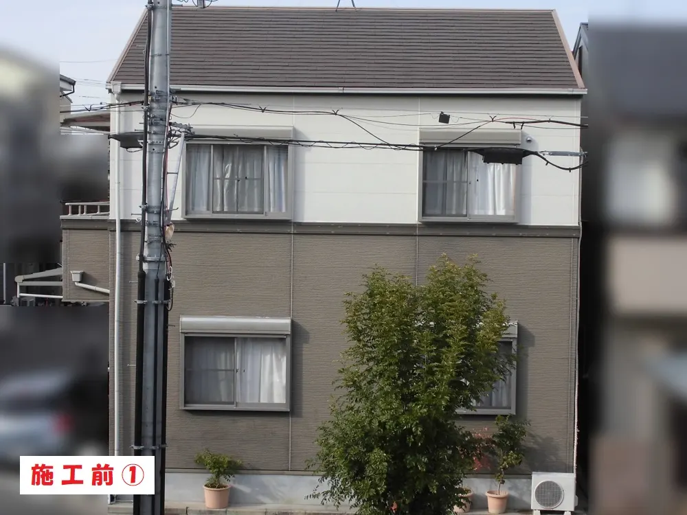 東大阪市 Ｈ様邸の屋根塗装工事（施工前）