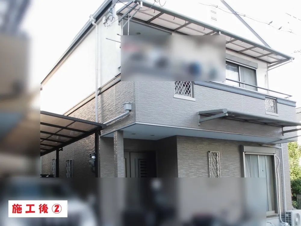 東大阪市 Ｈ様邸の外壁塗装工事・施工後の写真2