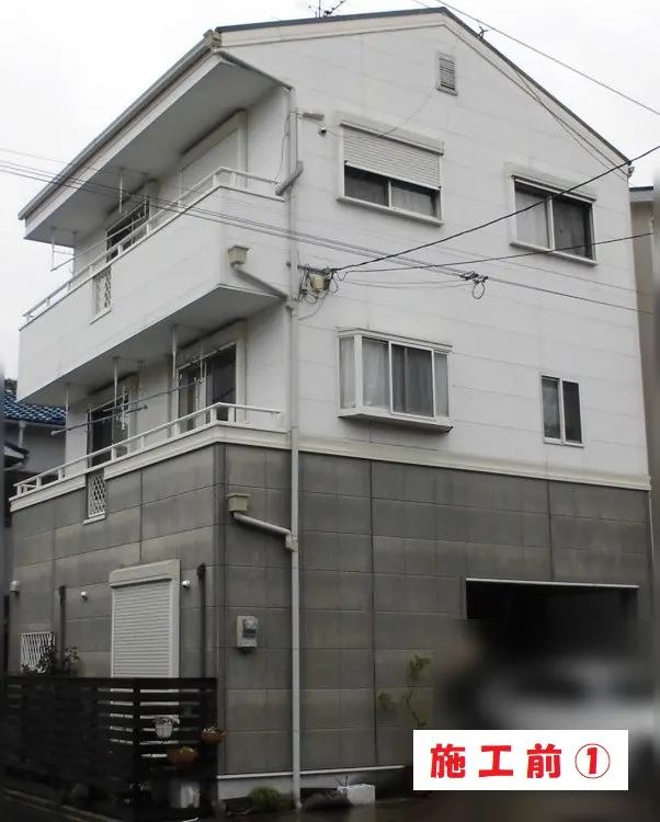 外壁塗装工事－大阪府東大阪市 Ｎ様邸①：施工事例231（施工前）