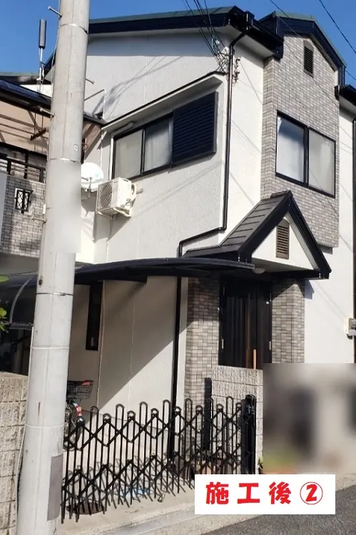 八尾市 I様邸の外壁塗装工事・施工後の写真2