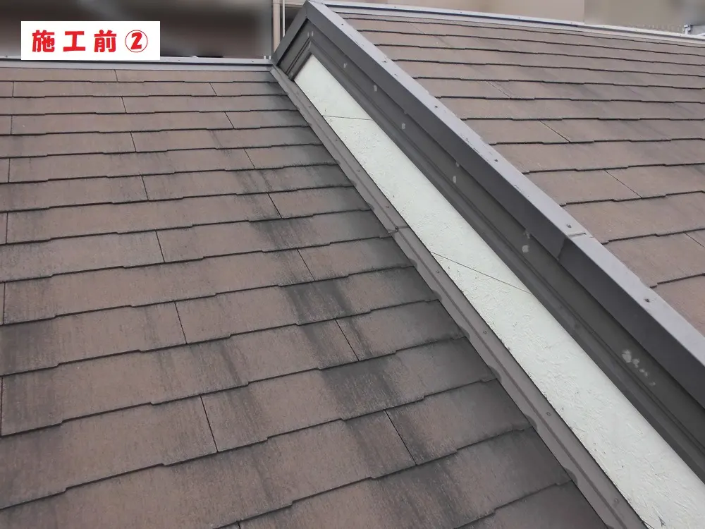 東大阪市 Ｔ様邸の屋根塗装工事・施工前の写真2