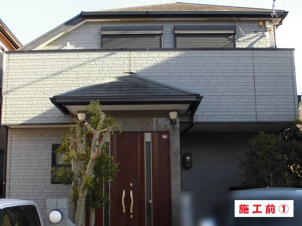 外壁塗装工事－大阪府堺市 Ｏ様邸①：施工事例238（施工前）
