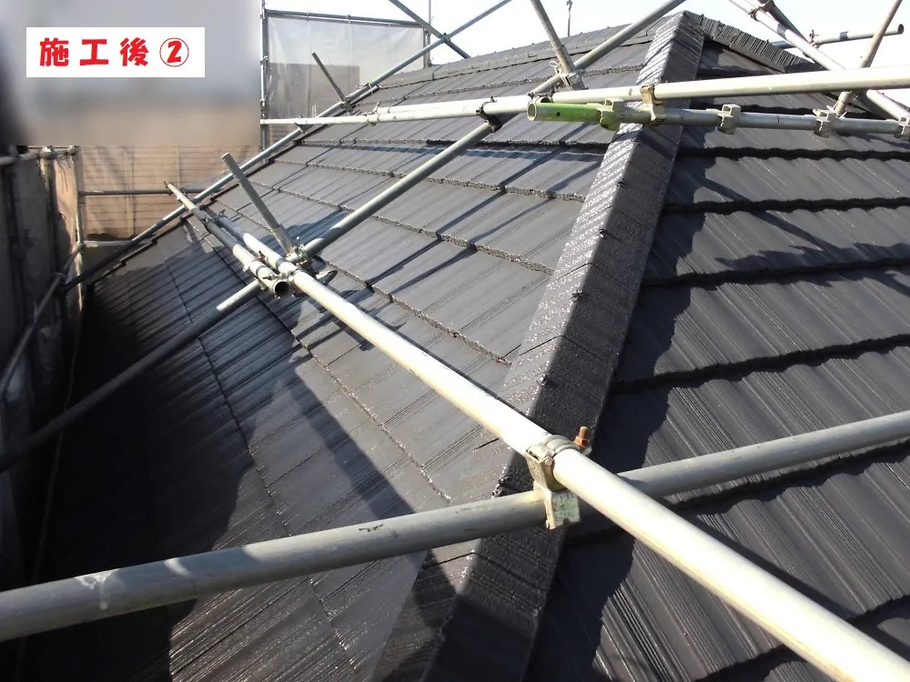 東大阪市 Ｋ様邸の屋根塗装工事・施工後の写真2